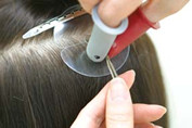 How to Apply Fusion Hair Extensions,Step Seven